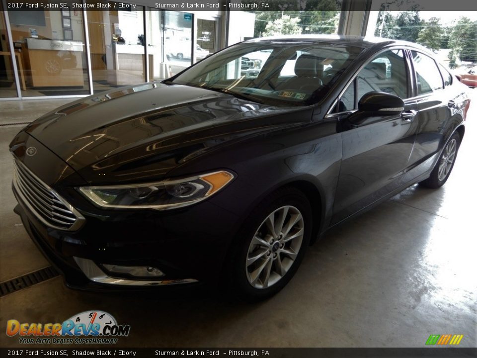 2017 Ford Fusion SE Shadow Black / Ebony Photo #5