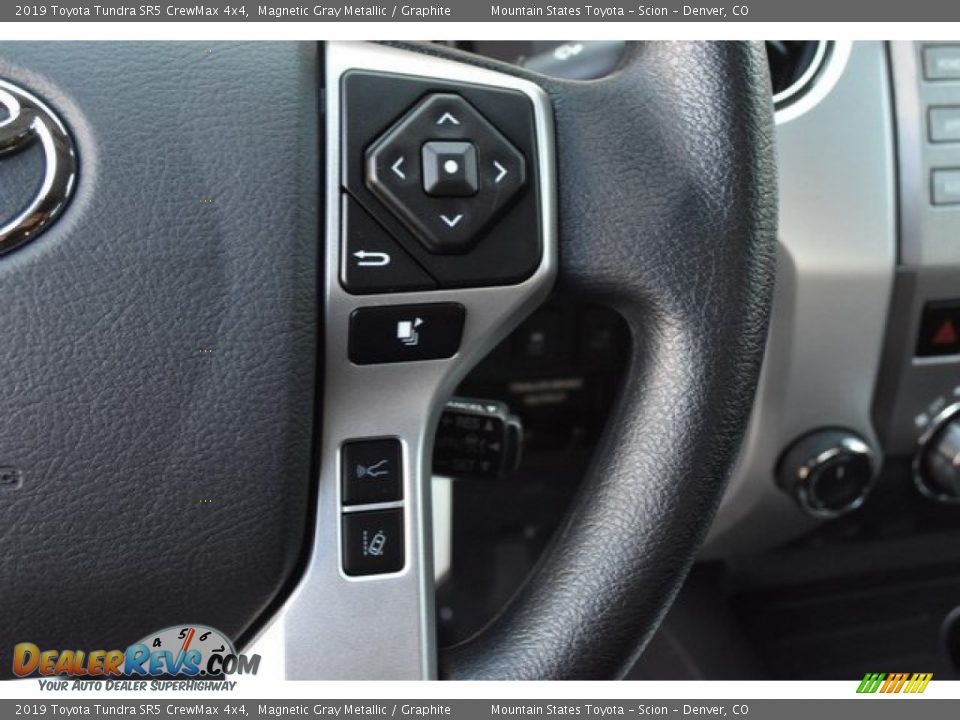 2019 Toyota Tundra SR5 CrewMax 4x4 Magnetic Gray Metallic / Graphite Photo #27