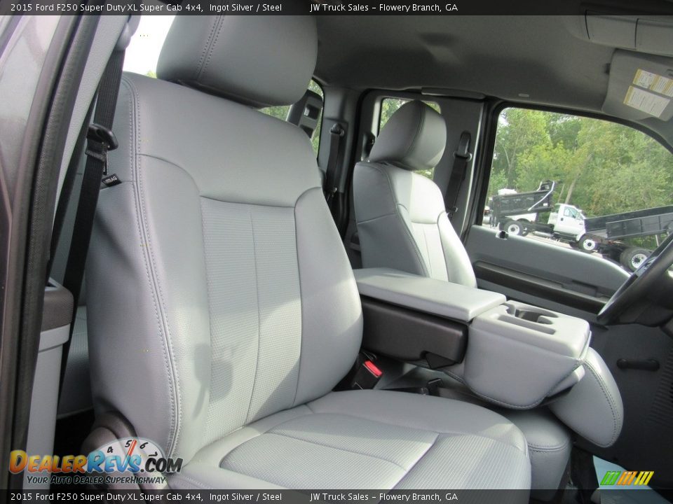2015 Ford F250 Super Duty XL Super Cab 4x4 Ingot Silver / Steel Photo #10
