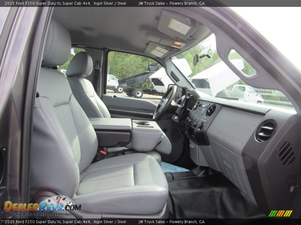 2015 Ford F250 Super Duty XL Super Cab 4x4 Ingot Silver / Steel Photo #11