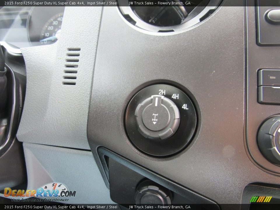 2015 Ford F250 Super Duty XL Super Cab 4x4 Ingot Silver / Steel Photo #14