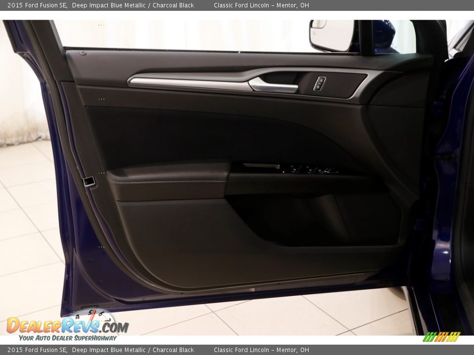 2015 Ford Fusion SE Deep Impact Blue Metallic / Charcoal Black Photo #5