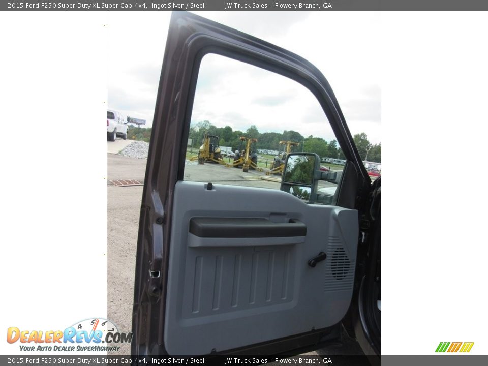 2015 Ford F250 Super Duty XL Super Cab 4x4 Ingot Silver / Steel Photo #21