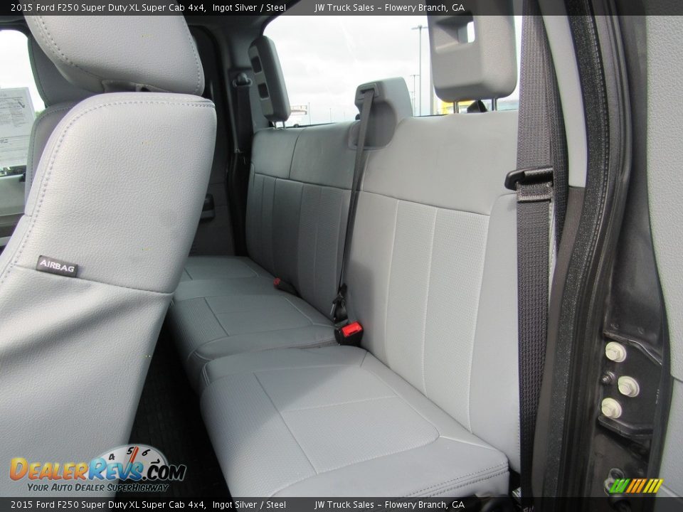 2015 Ford F250 Super Duty XL Super Cab 4x4 Ingot Silver / Steel Photo #23