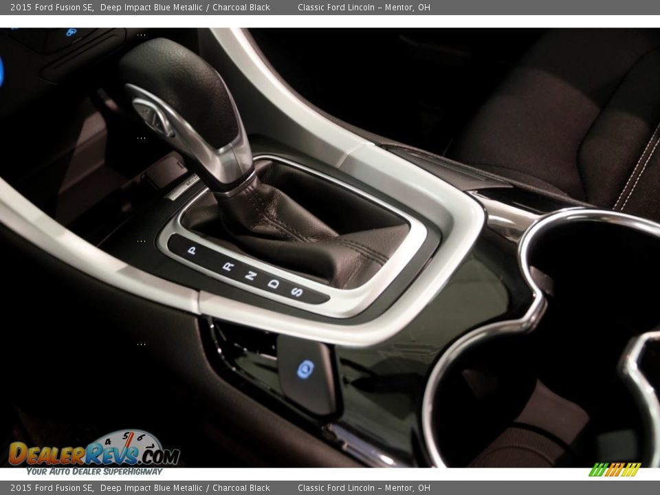 2015 Ford Fusion SE Deep Impact Blue Metallic / Charcoal Black Photo #13