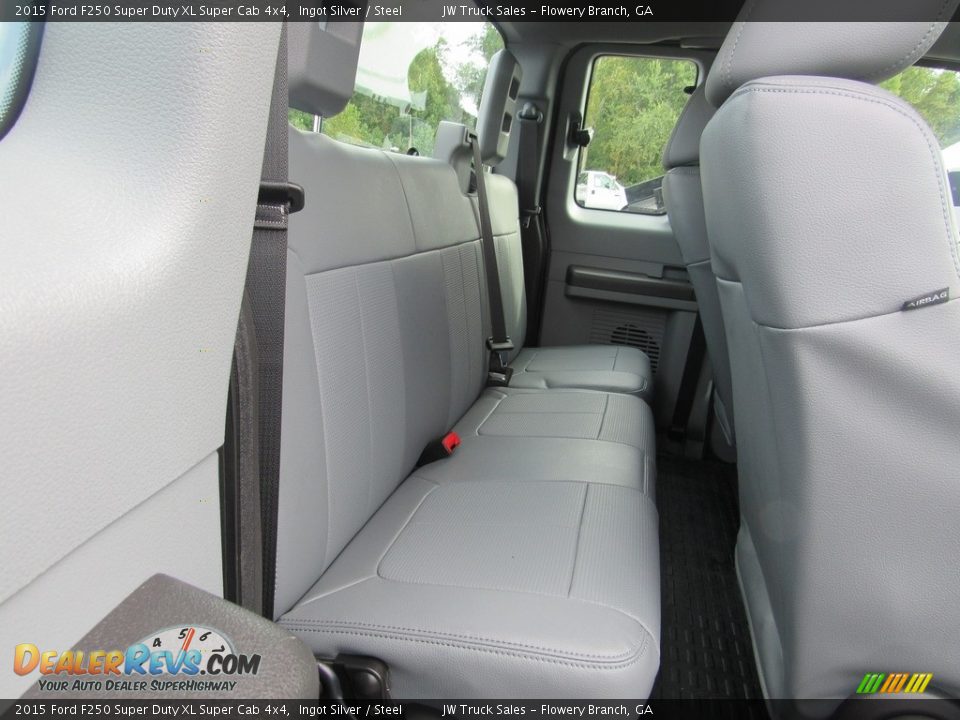 2015 Ford F250 Super Duty XL Super Cab 4x4 Ingot Silver / Steel Photo #27