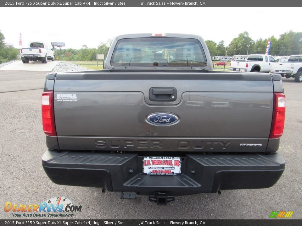 2015 Ford F250 Super Duty XL Super Cab 4x4 Ingot Silver / Steel Photo #28