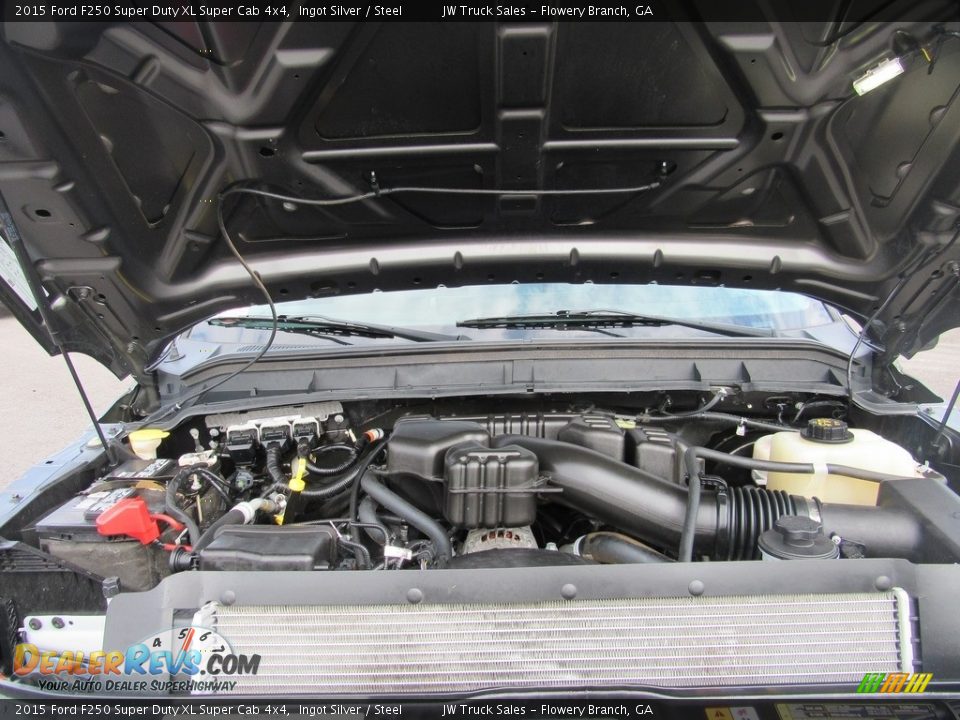 2015 Ford F250 Super Duty XL Super Cab 4x4 Ingot Silver / Steel Photo #31