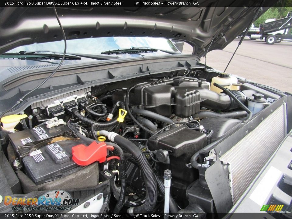 2015 Ford F250 Super Duty XL Super Cab 4x4 Ingot Silver / Steel Photo #32