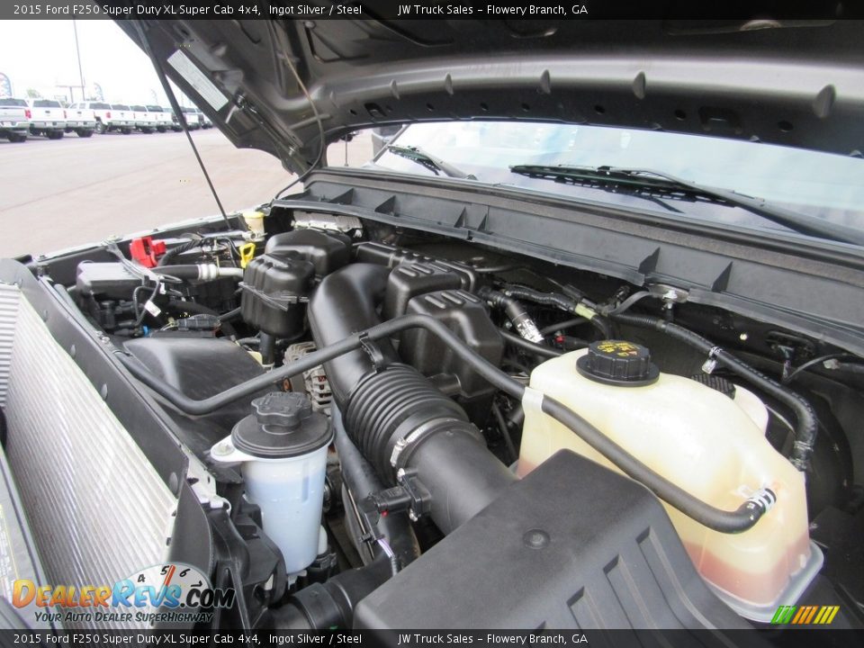 2015 Ford F250 Super Duty XL Super Cab 4x4 Ingot Silver / Steel Photo #33