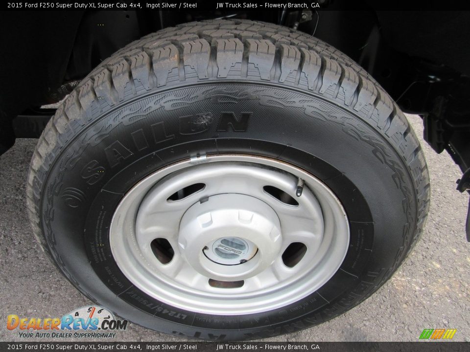2015 Ford F250 Super Duty XL Super Cab 4x4 Ingot Silver / Steel Photo #35