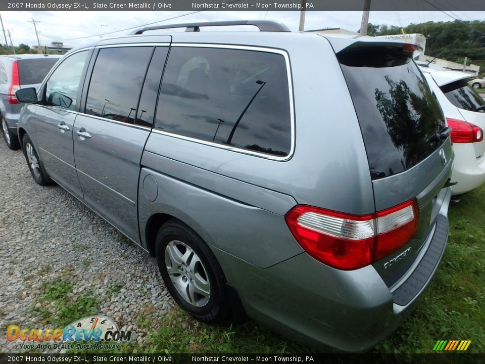 2007 Honda Odyssey EX-L Slate Green Metallic / Olive Photo #2
