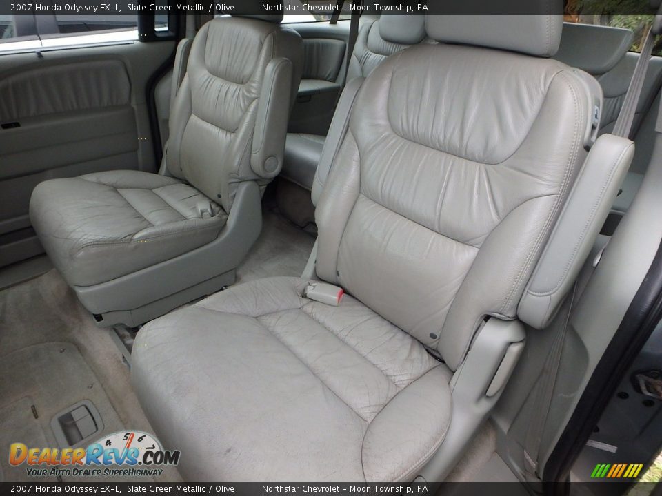 2007 Honda Odyssey EX-L Slate Green Metallic / Olive Photo #7