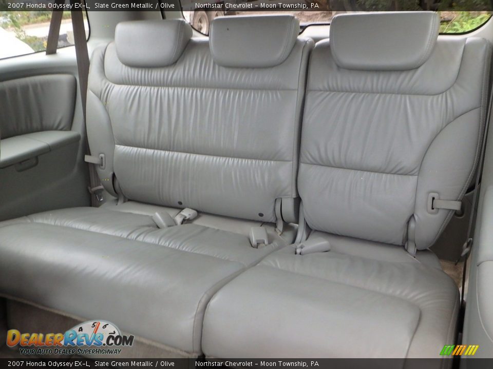 2007 Honda Odyssey EX-L Slate Green Metallic / Olive Photo #8
