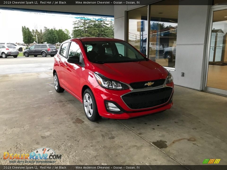2019 Chevrolet Spark LS Red Hot / Jet Black Photo #1