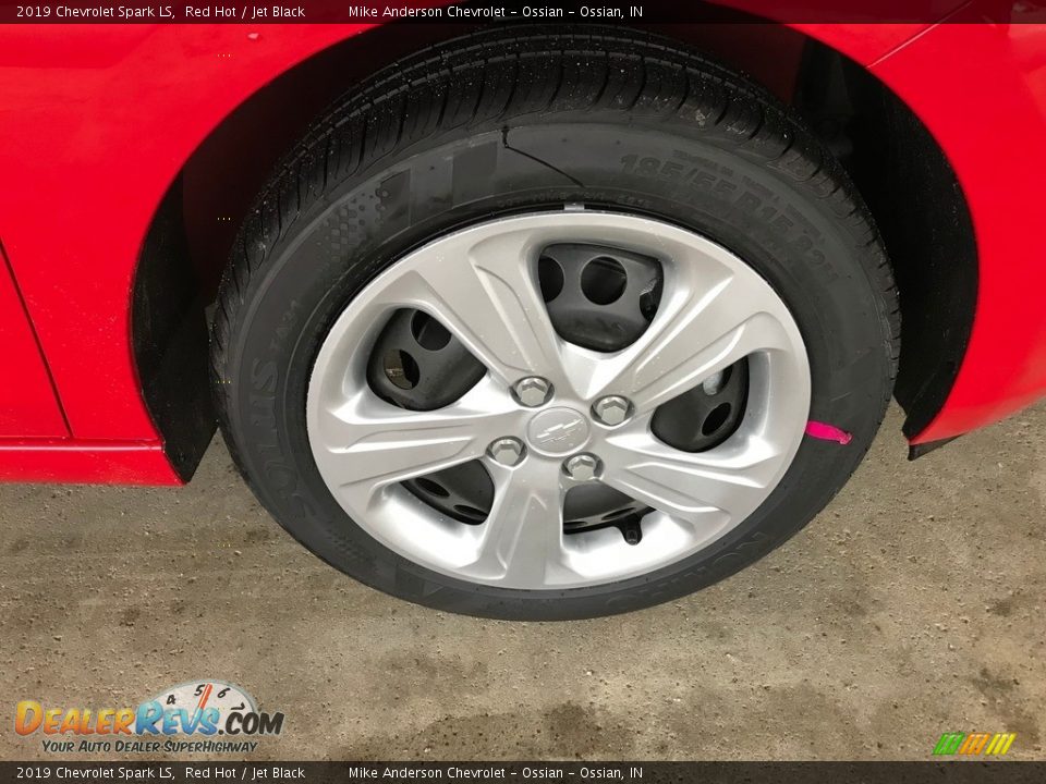 2019 Chevrolet Spark LS Red Hot / Jet Black Photo #2