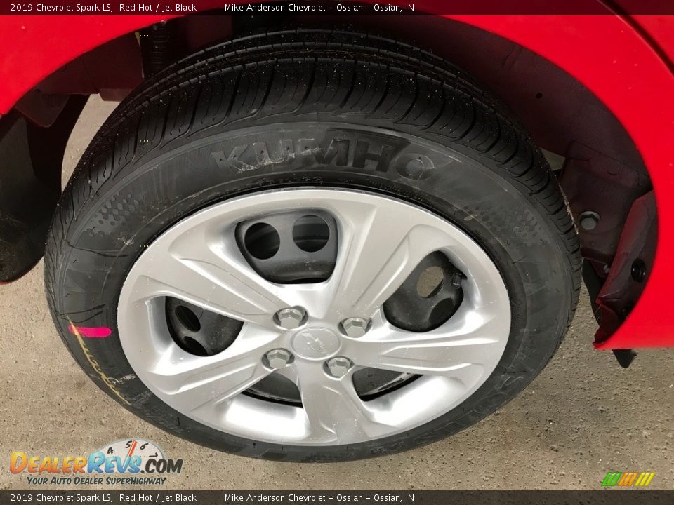 2019 Chevrolet Spark LS Red Hot / Jet Black Photo #3