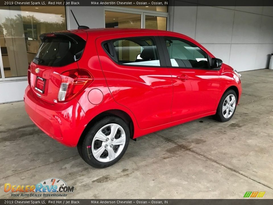 2019 Chevrolet Spark LS Red Hot / Jet Black Photo #5