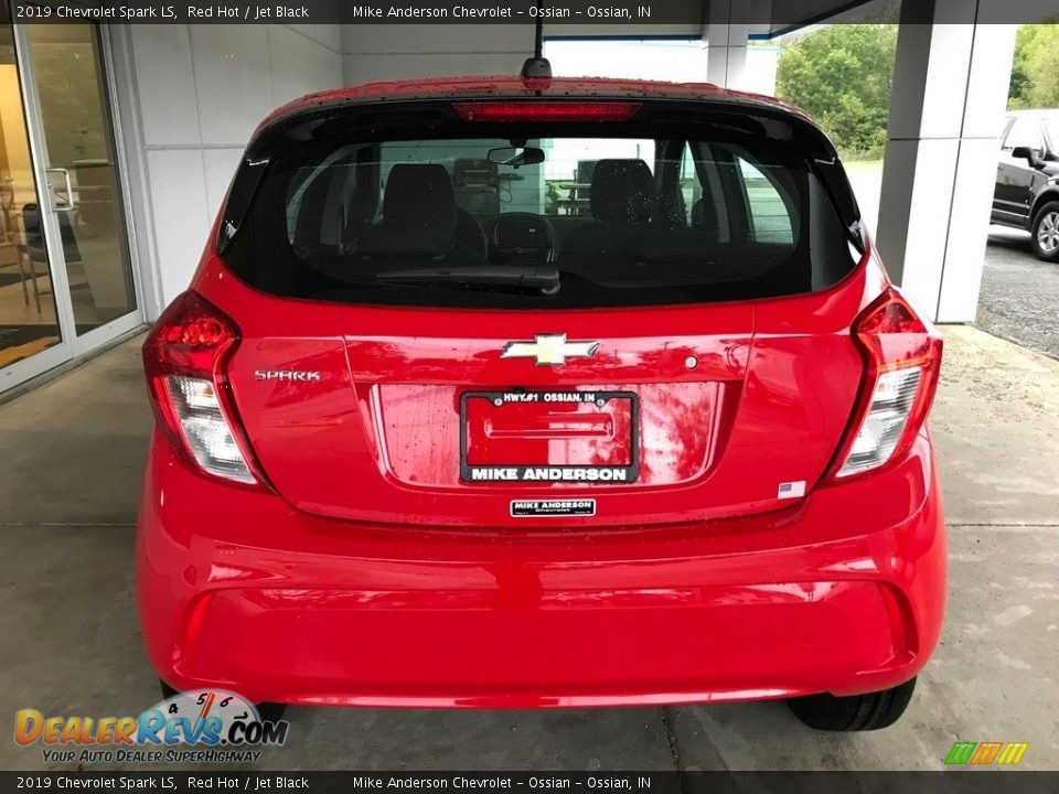 2019 Chevrolet Spark LS Red Hot / Jet Black Photo #6