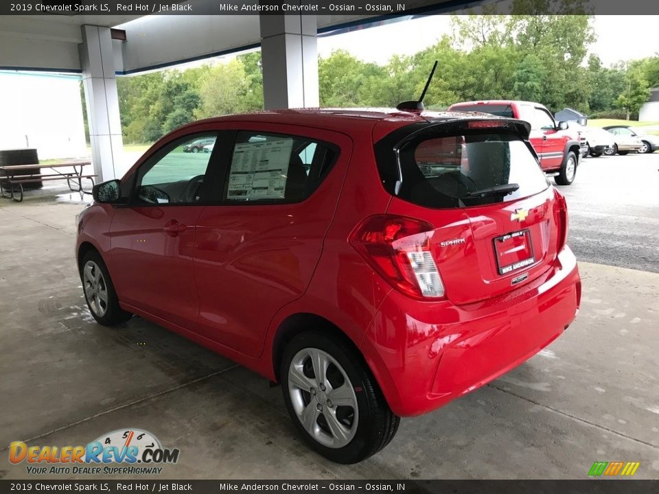 2019 Chevrolet Spark LS Red Hot / Jet Black Photo #7