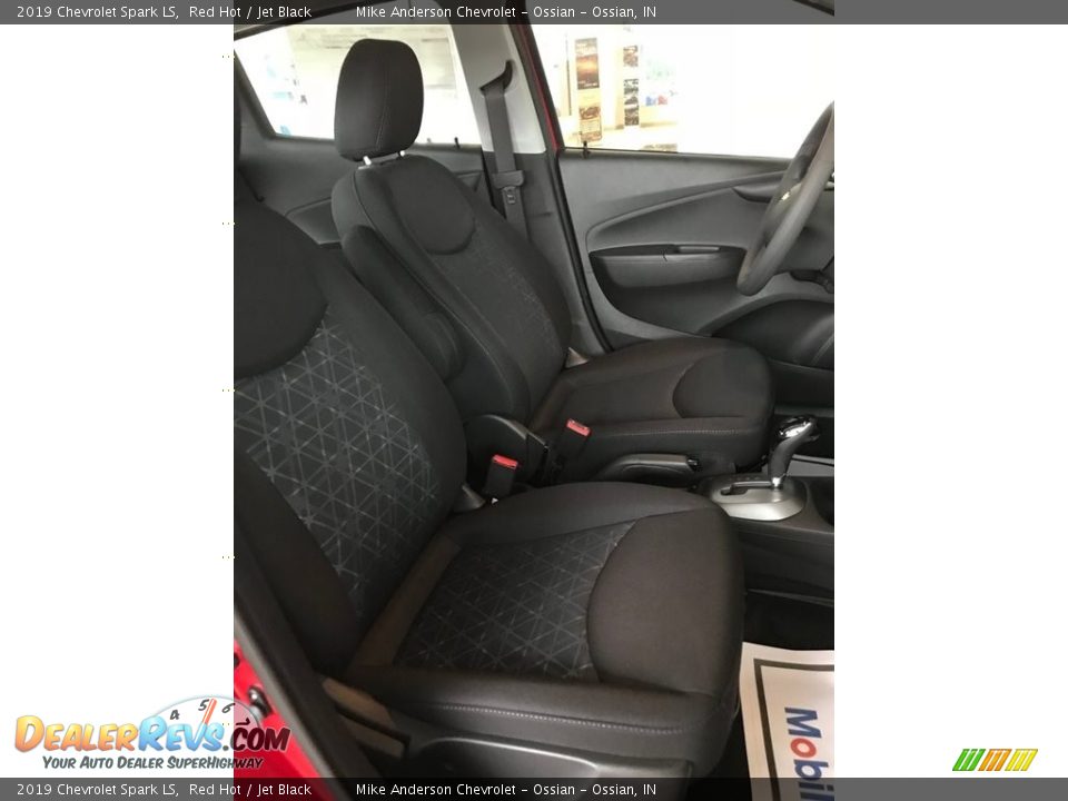 2019 Chevrolet Spark LS Red Hot / Jet Black Photo #9