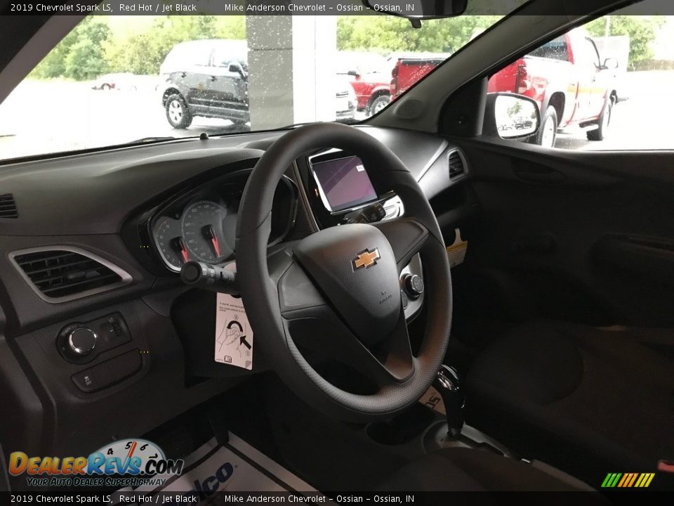 2019 Chevrolet Spark LS Red Hot / Jet Black Photo #13