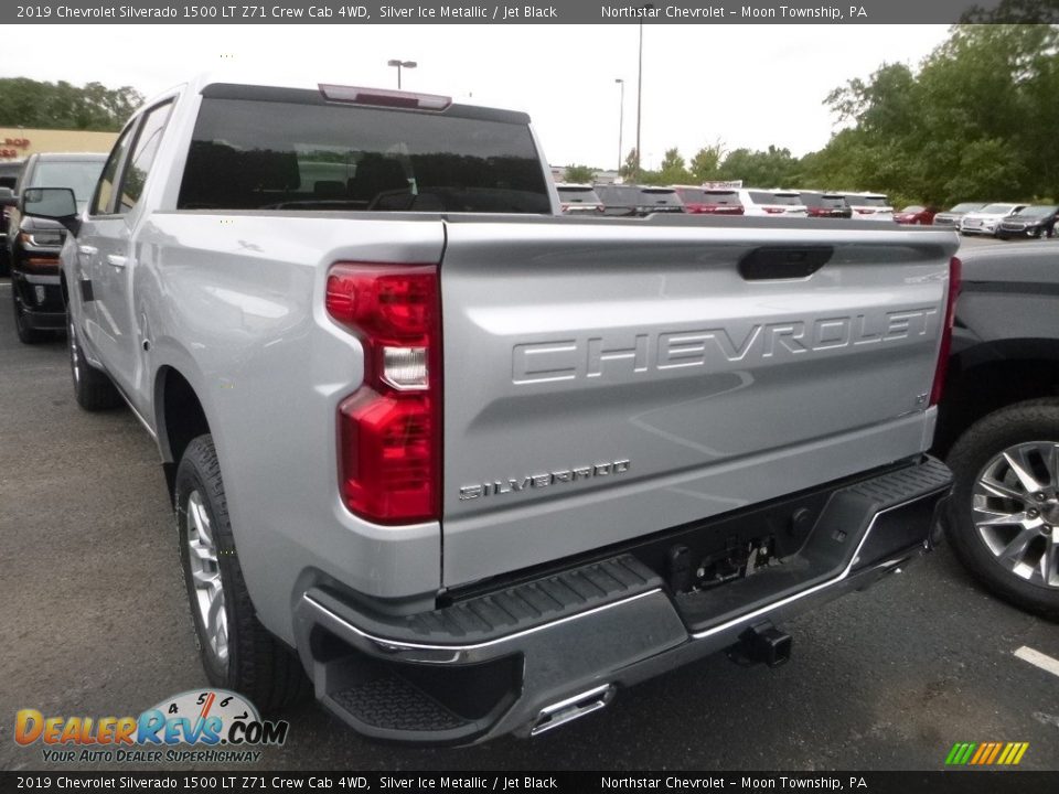2019 Chevrolet Silverado 1500 LT Z71 Crew Cab 4WD Silver Ice Metallic / Jet Black Photo #3