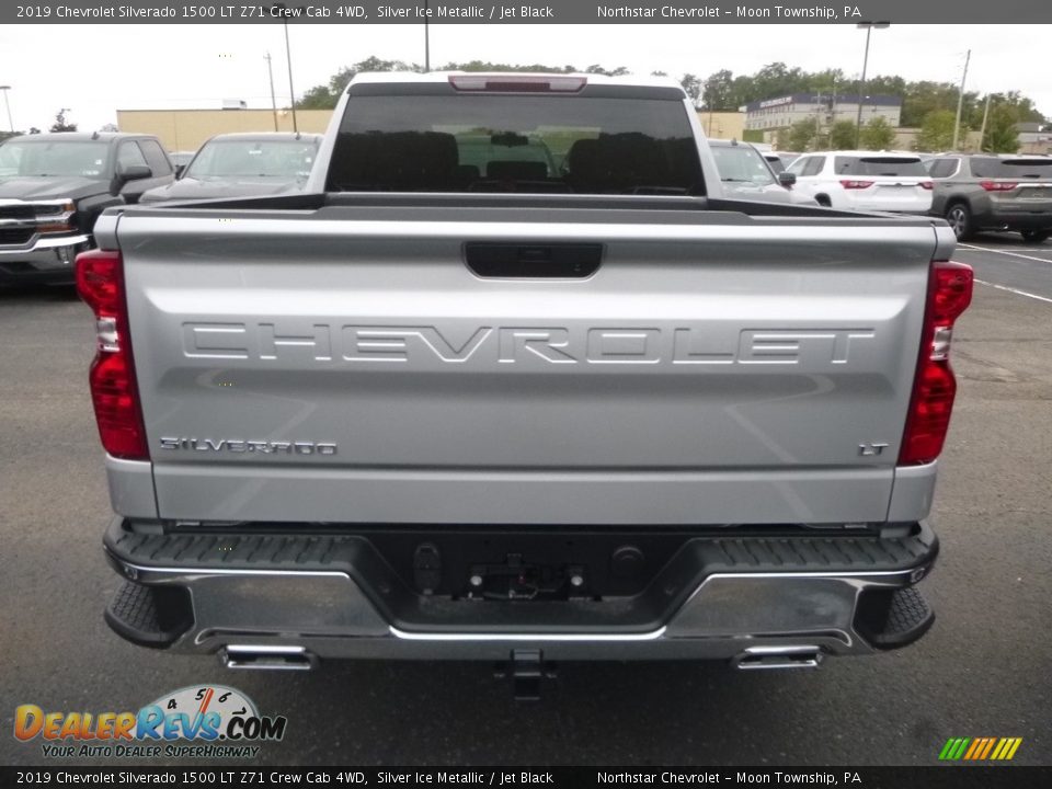 2019 Chevrolet Silverado 1500 LT Z71 Crew Cab 4WD Silver Ice Metallic / Jet Black Photo #4