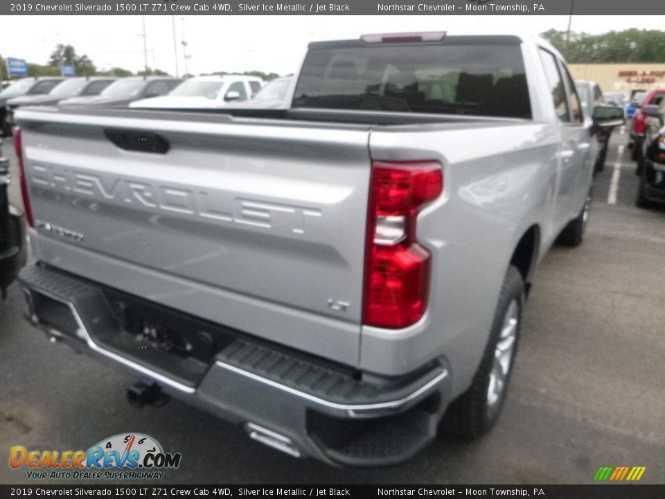 2019 Chevrolet Silverado 1500 LT Z71 Crew Cab 4WD Silver Ice Metallic / Jet Black Photo #5
