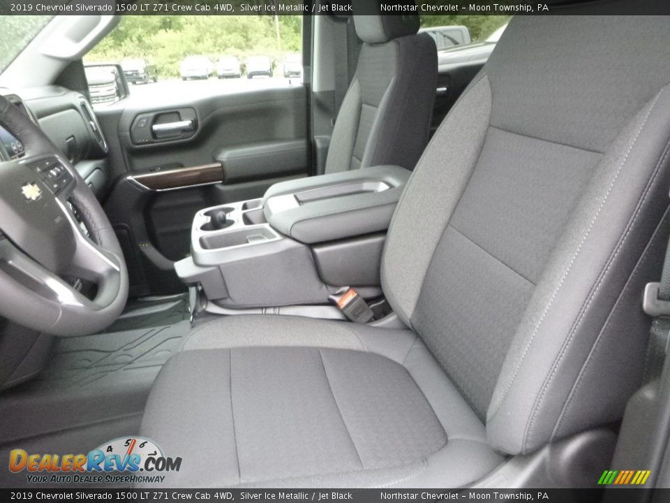2019 Chevrolet Silverado 1500 LT Z71 Crew Cab 4WD Silver Ice Metallic / Jet Black Photo #14