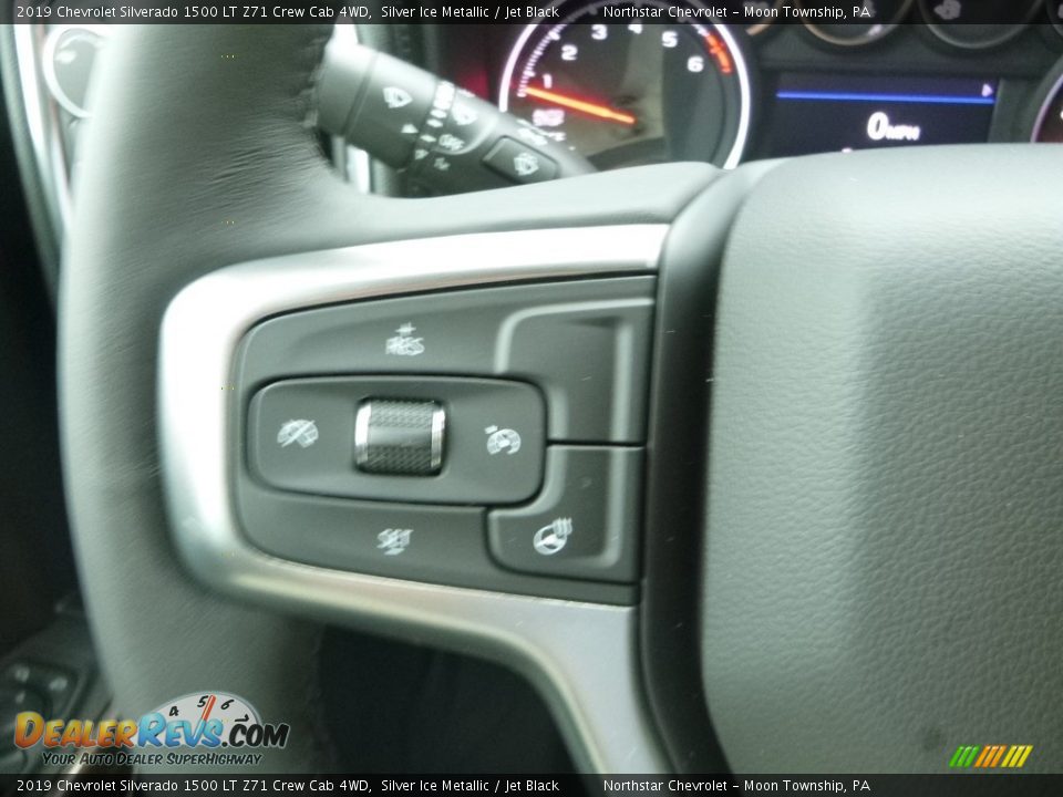 2019 Chevrolet Silverado 1500 LT Z71 Crew Cab 4WD Silver Ice Metallic / Jet Black Photo #20