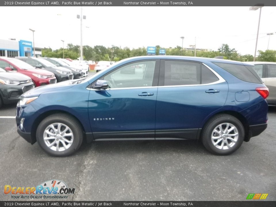 2019 Chevrolet Equinox LT AWD Pacific Blue Metallic / Jet Black Photo #2
