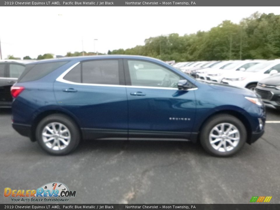 2019 Chevrolet Equinox LT AWD Pacific Blue Metallic / Jet Black Photo #6