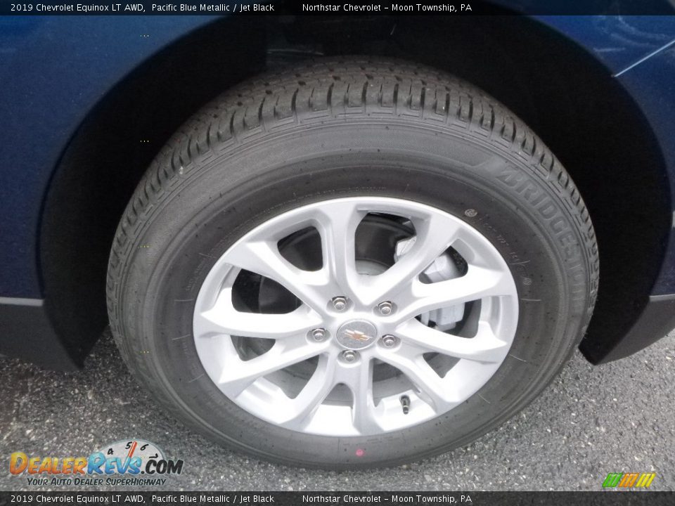 2019 Chevrolet Equinox LT AWD Pacific Blue Metallic / Jet Black Photo #9