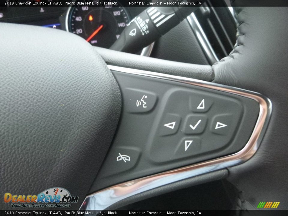 2019 Chevrolet Equinox LT AWD Pacific Blue Metallic / Jet Black Photo #19