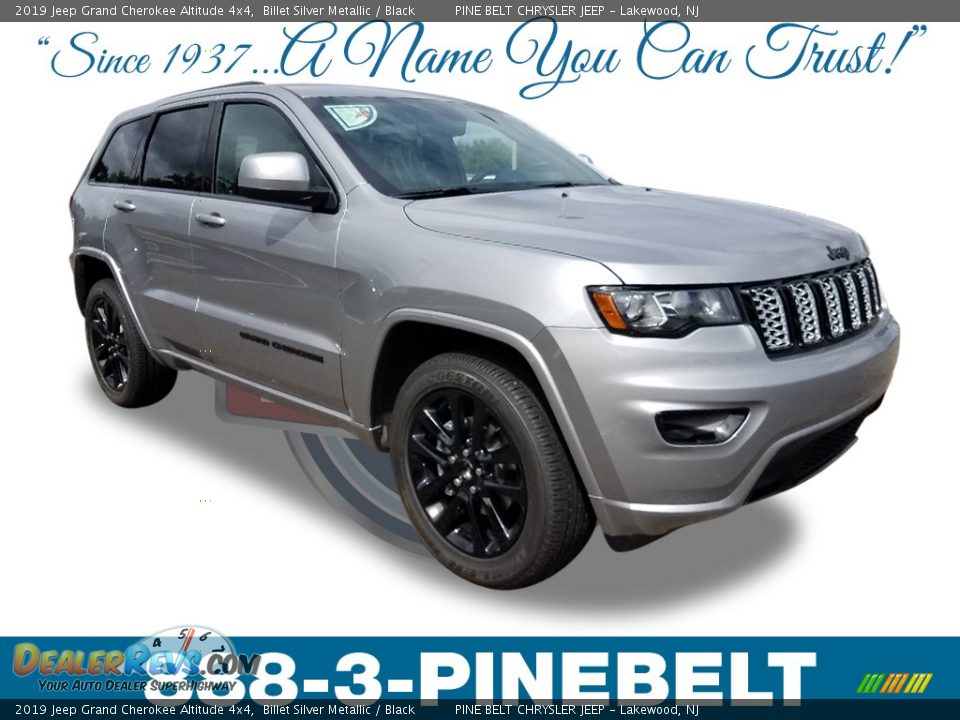 2019 Jeep Grand Cherokee Altitude 4x4 Billet Silver Metallic / Black Photo #1