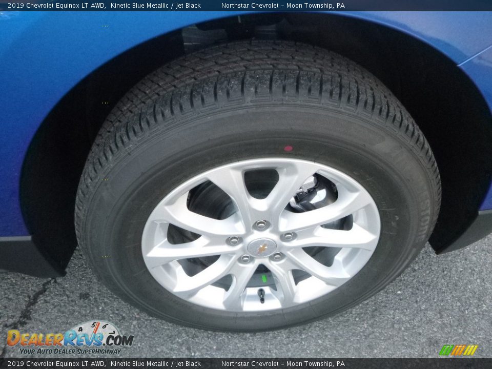 2019 Chevrolet Equinox LT AWD Kinetic Blue Metallic / Jet Black Photo #9