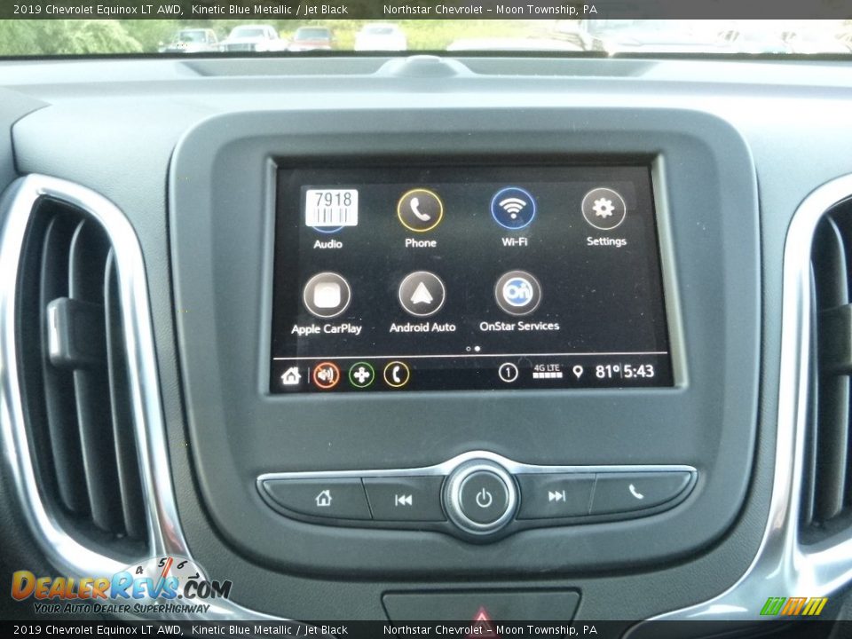 2019 Chevrolet Equinox LT AWD Kinetic Blue Metallic / Jet Black Photo #17