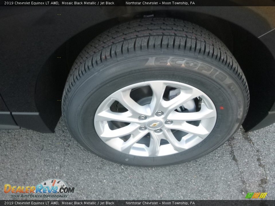 2019 Chevrolet Equinox LT AWD Mosaic Black Metallic / Jet Black Photo #8