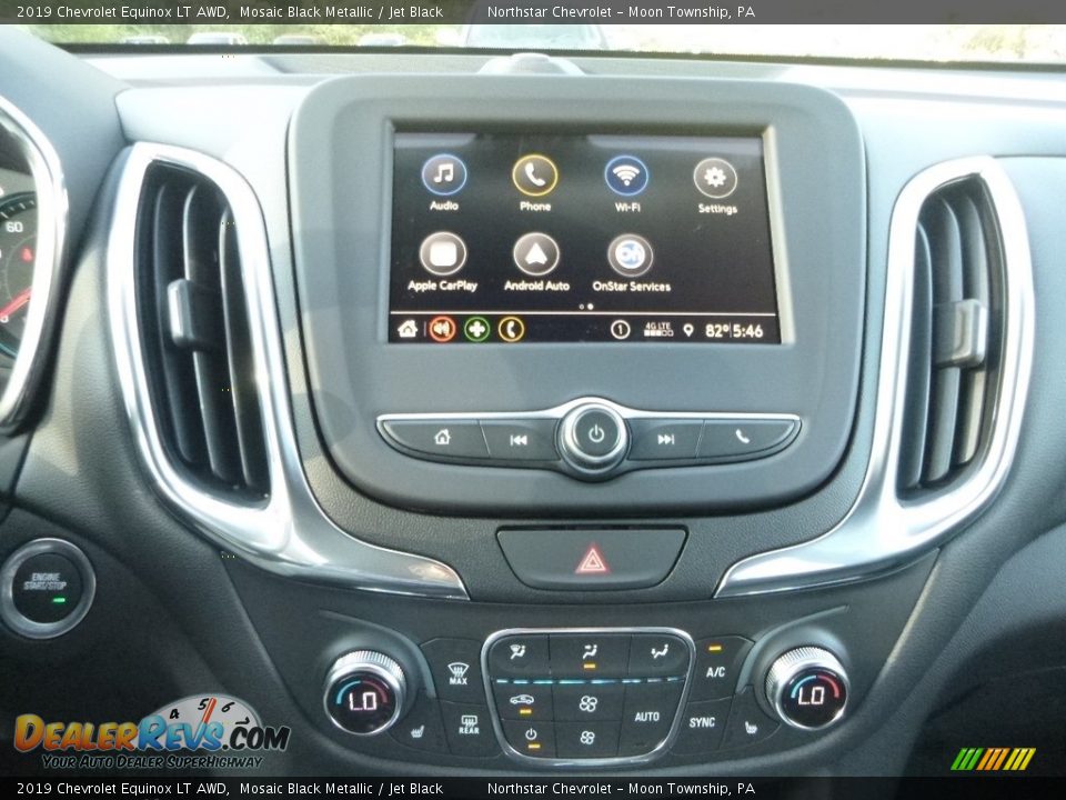 2019 Chevrolet Equinox LT AWD Mosaic Black Metallic / Jet Black Photo #16