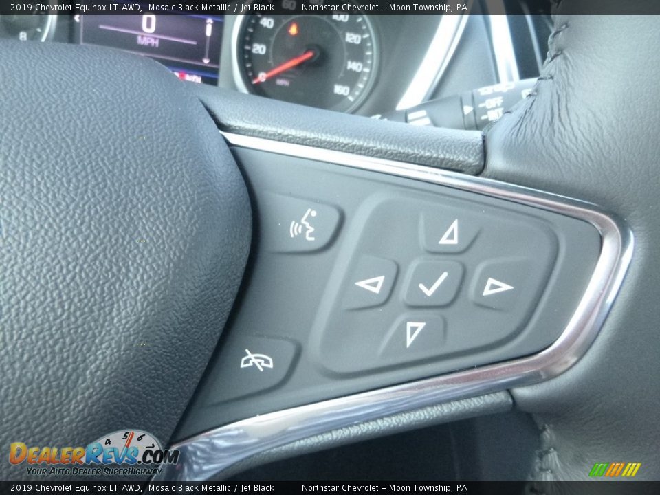 2019 Chevrolet Equinox LT AWD Mosaic Black Metallic / Jet Black Photo #19