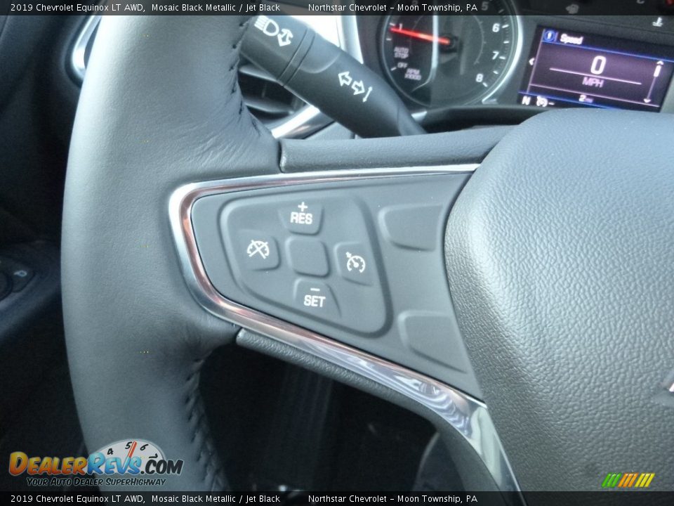 2019 Chevrolet Equinox LT AWD Mosaic Black Metallic / Jet Black Photo #20