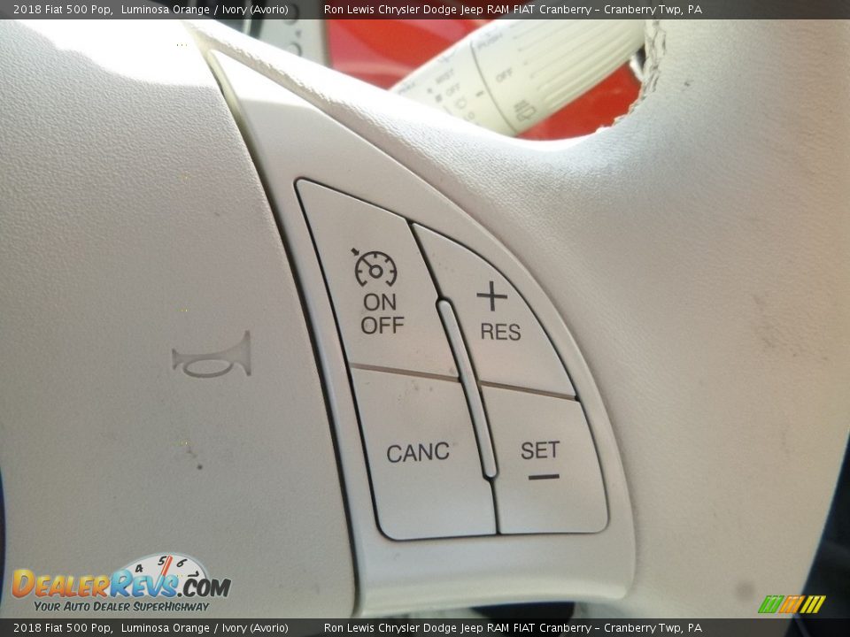 2018 Fiat 500 Pop Steering Wheel Photo #18