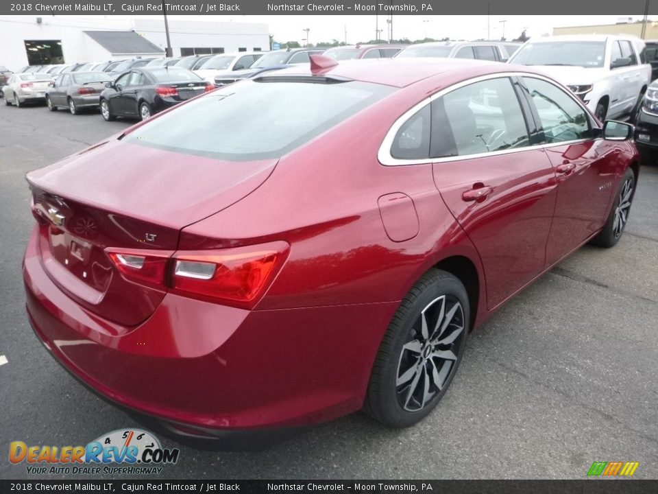 2018 Chevrolet Malibu LT Cajun Red Tintcoat / Jet Black Photo #5
