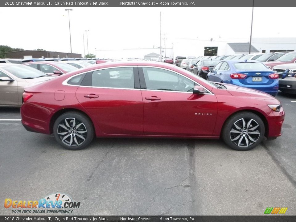 2018 Chevrolet Malibu LT Cajun Red Tintcoat / Jet Black Photo #6