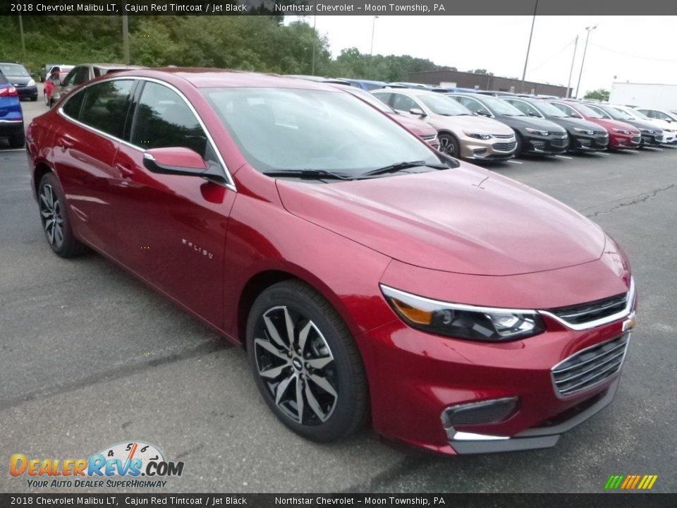 2018 Chevrolet Malibu LT Cajun Red Tintcoat / Jet Black Photo #7