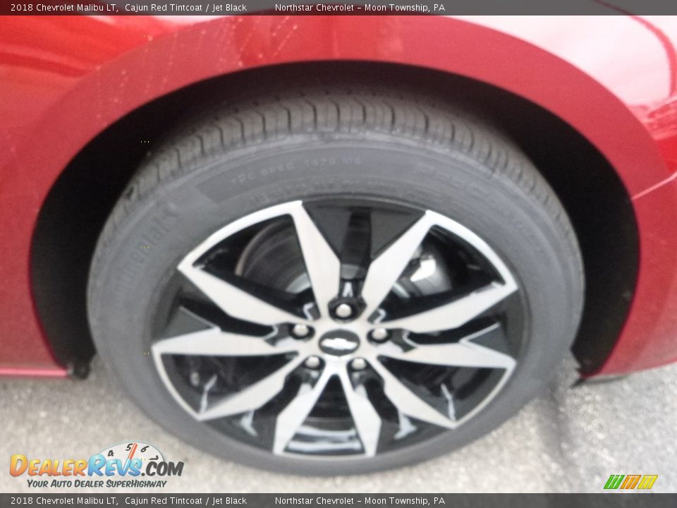 2018 Chevrolet Malibu LT Cajun Red Tintcoat / Jet Black Photo #9