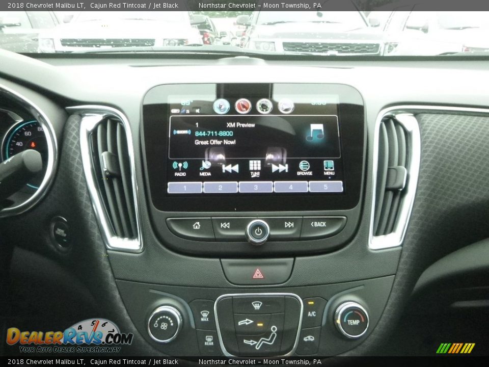 2018 Chevrolet Malibu LT Cajun Red Tintcoat / Jet Black Photo #17