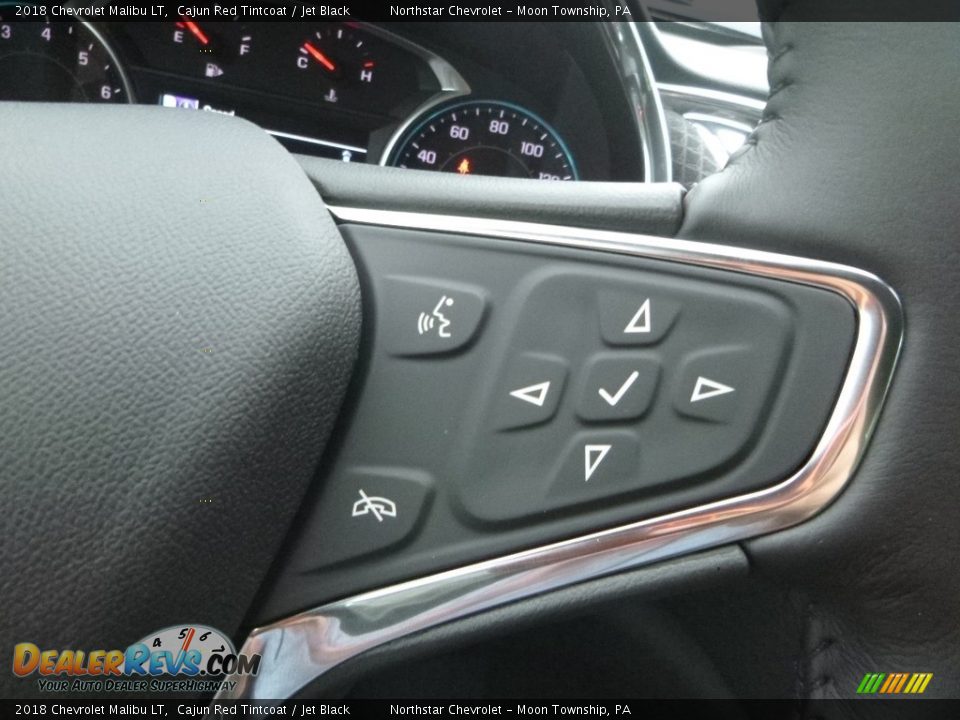 2018 Chevrolet Malibu LT Cajun Red Tintcoat / Jet Black Photo #19