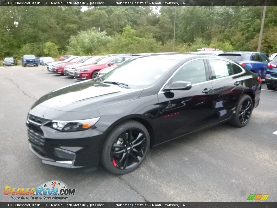 2018 Chevrolet Malibu LT Mosaic Black Metallic / Jet Black Photo #1